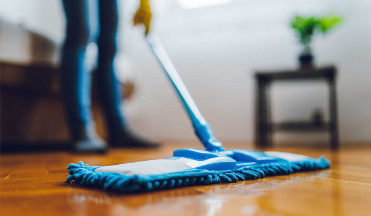 Cây Lau Nhà Xoay Dễ Vắt — Lau Nhẹ Tay Không Bẩn Tay