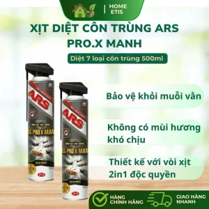 Bình Xịt Côn Trùng ARS Jet Gold S 600ml – Bình Xịt Diệt Muỗi Không Mùi