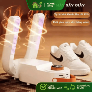 [ Giá Ưu Đãi ] Máy Sấy Giày Khử Mùi Tia UV 4 Ống Thông Minh – Diệt Khuẩn 99%, Sấy Nhanh, Phù Hợp Mùa Mưa