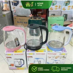 Alternative view of Ấm Siêu Tốc Thủy Tinh 2L 1300W – Đèn LED Xanh, Tự Ngắt Khi Sôi, Bình Đun Nước Cường Lực