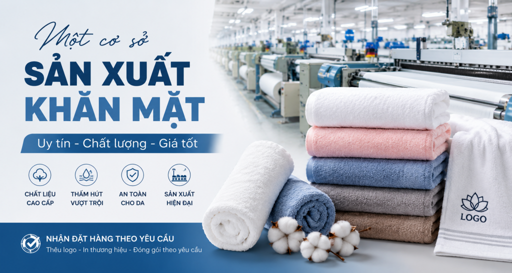 một cơ sở sản xuất khăn mặt